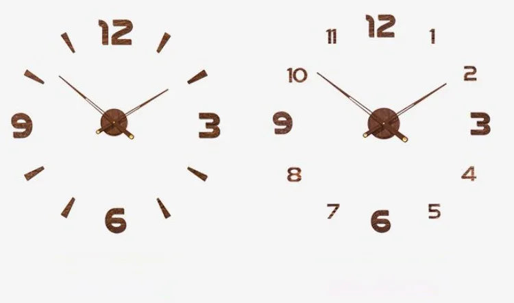 Wall Clock Stickers Noble