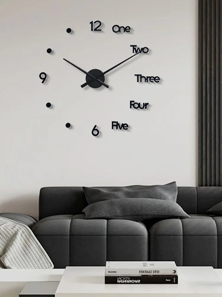 Wall Clock Stickers Noble