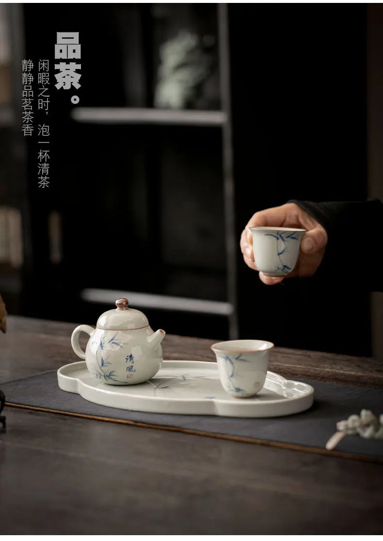 Hand Painted Ceramic Noble Tea Set