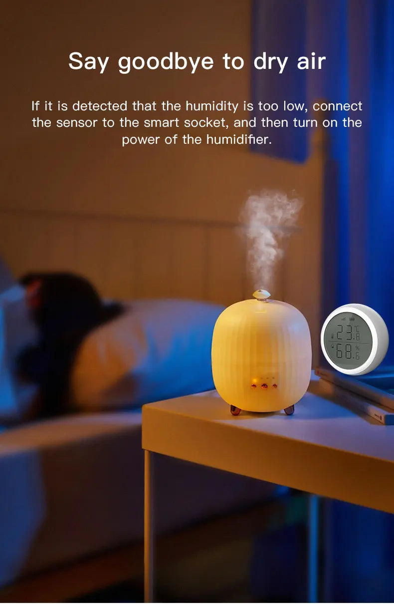 Smart Temperature And Humidity Sensor Home