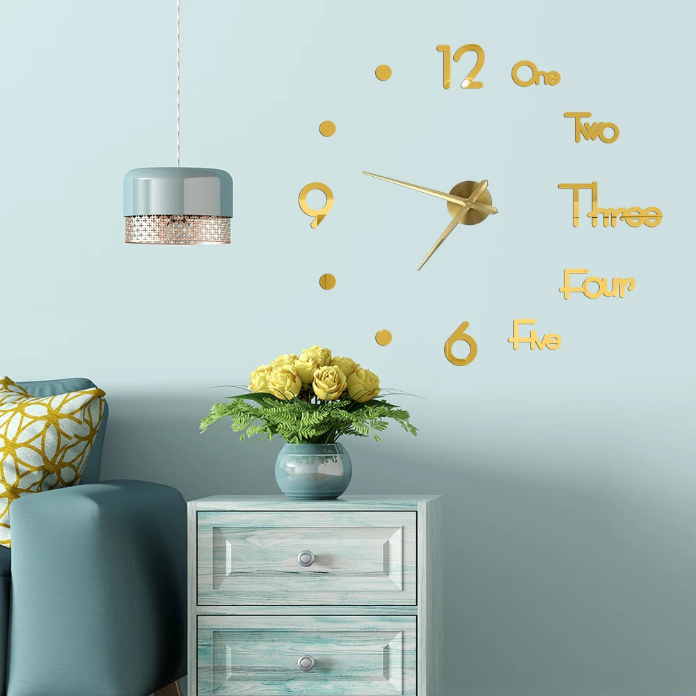 DIY 3D Wall Clock Noble