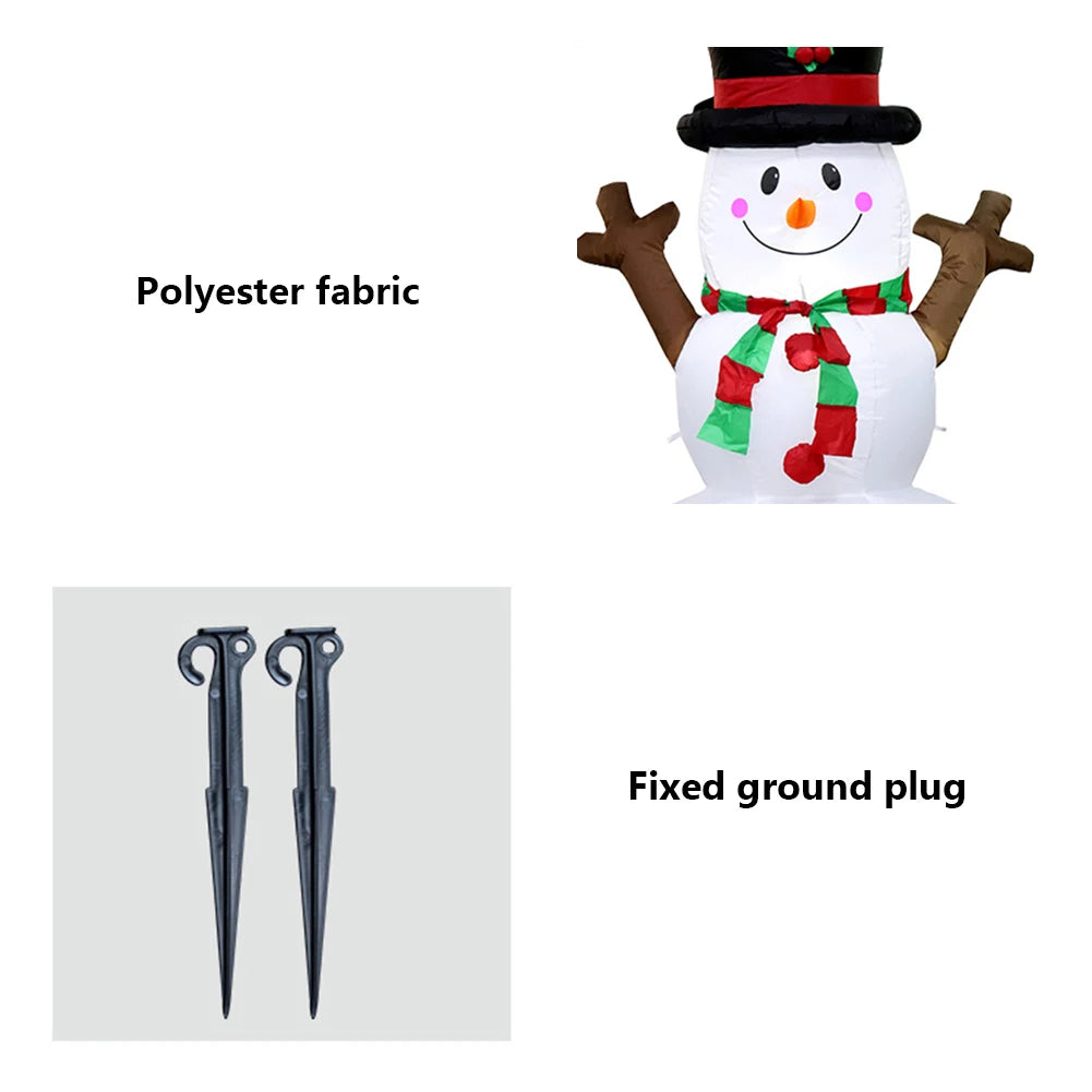 LED Inflatable Snowman Noble