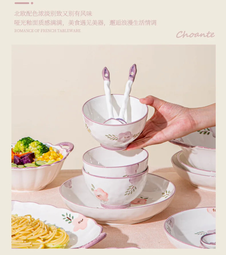 Royal Tableware, Bowl and Plate Combination Noble