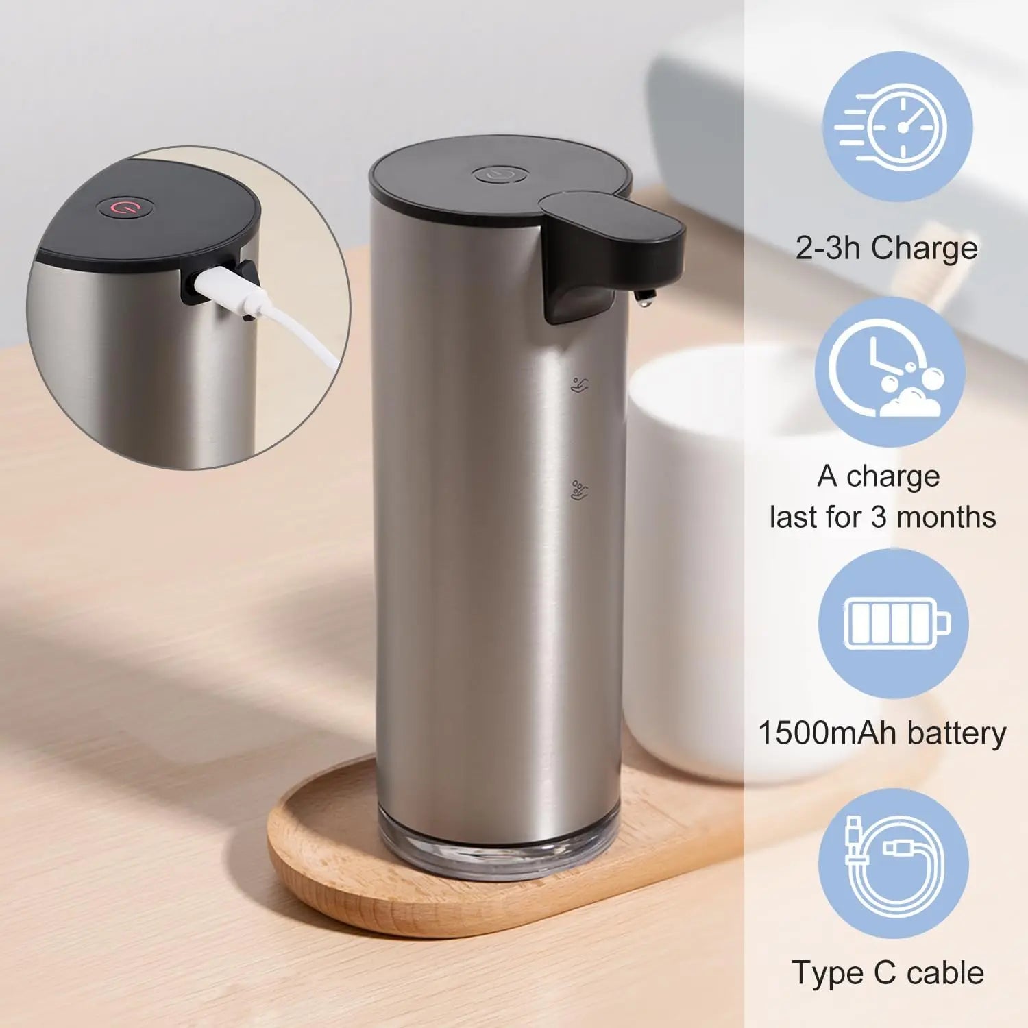 Foaming Soap Dispenser Noble