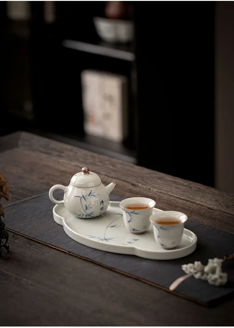 Hand Painted Ceramic Noble Tea Set