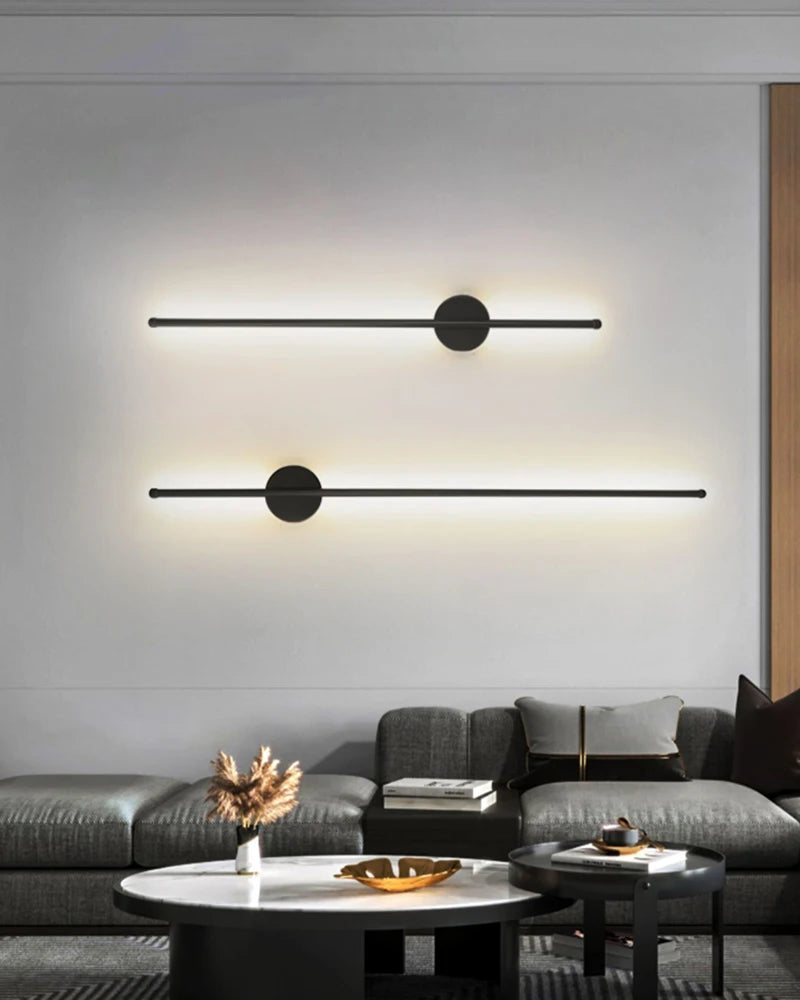 Black LED Sconce Noble