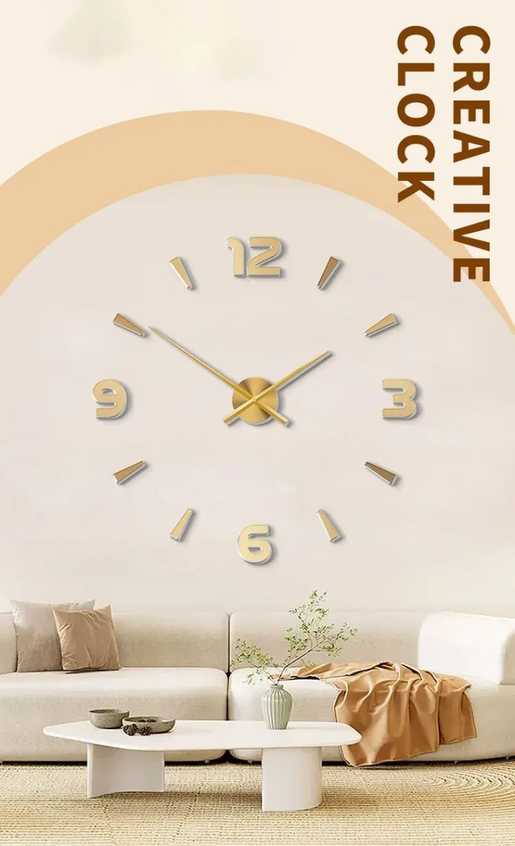 Wall Clock Stickers Noble
